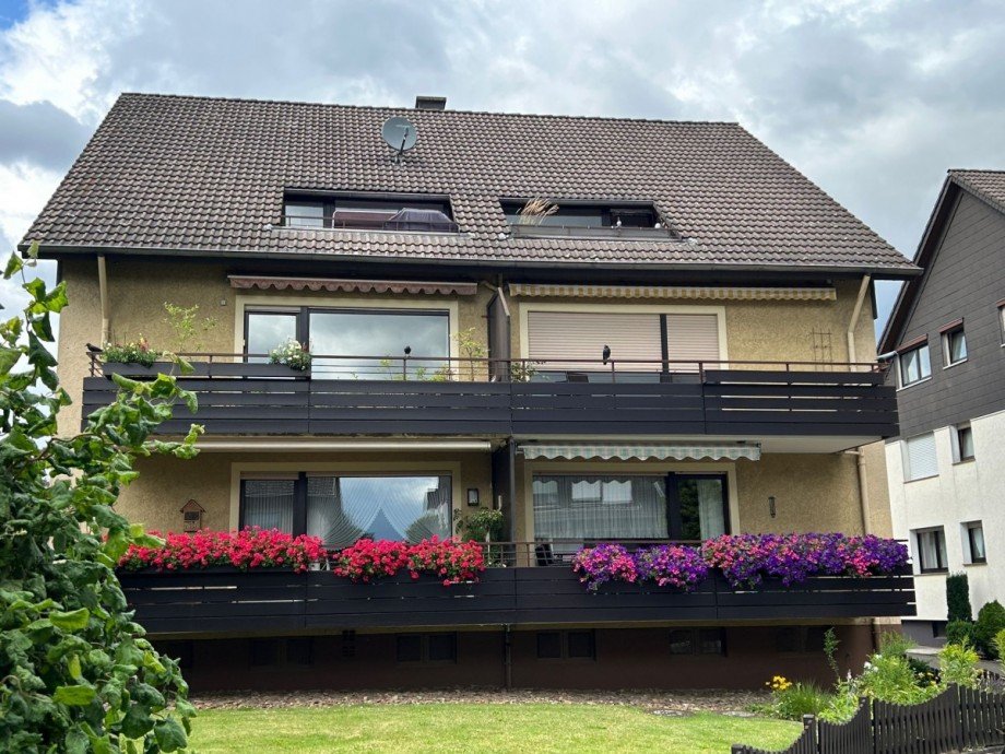 Gartenansicht Wohnung Bad Salzuflen