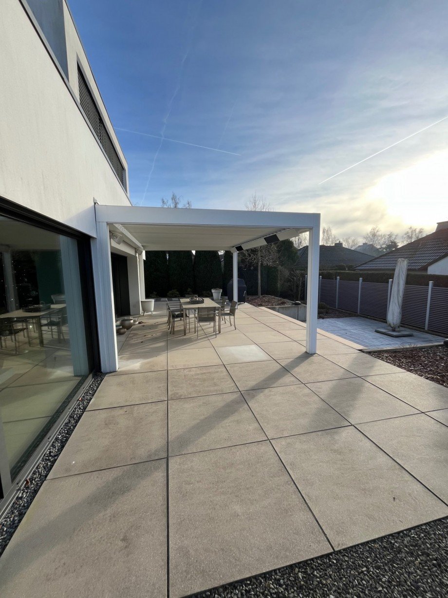 Terrasse mit Pergola Einfamilienhaus Bad Salzuflen