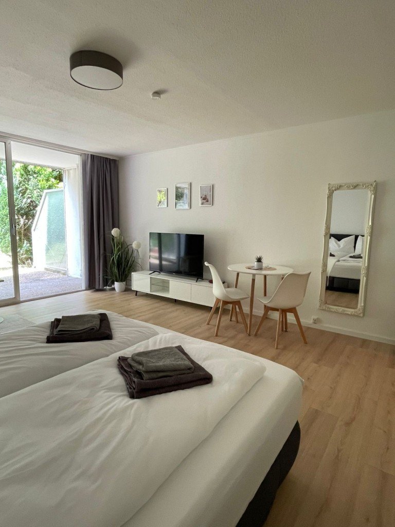 Wohn- Schlafzimmer Bad Salzuflen Wohnung Moderne 1-Zi-Wohnung in der Waldstra�e