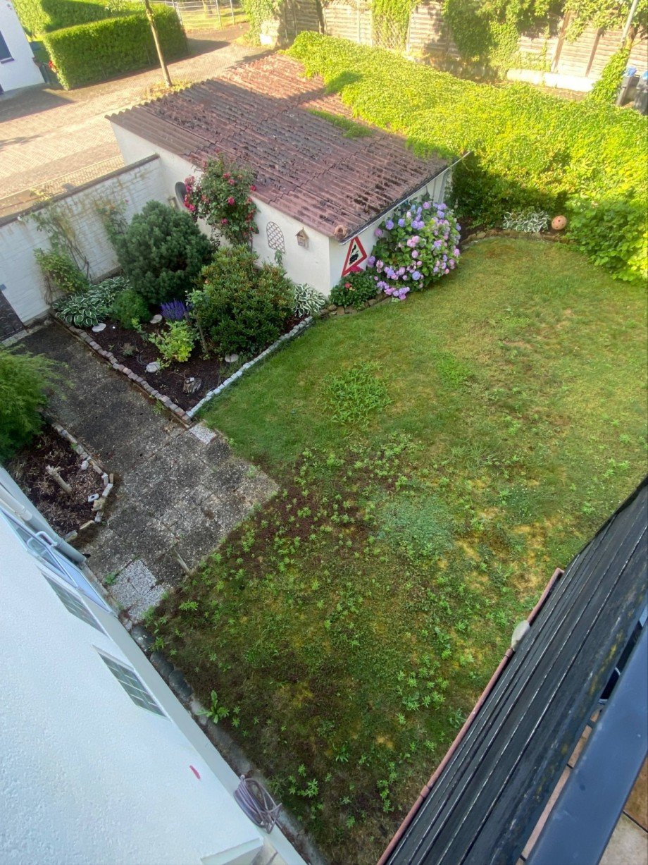 Ausblick Garten WHG 1 Zweifamilienhaus Bad Salzuflen