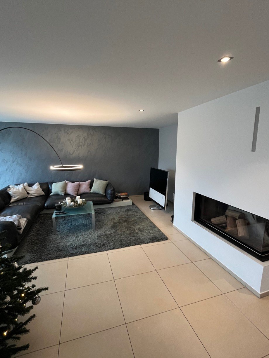 Wohnbereich inkl. Kamin Einfamilienhaus Bad Salzuflen